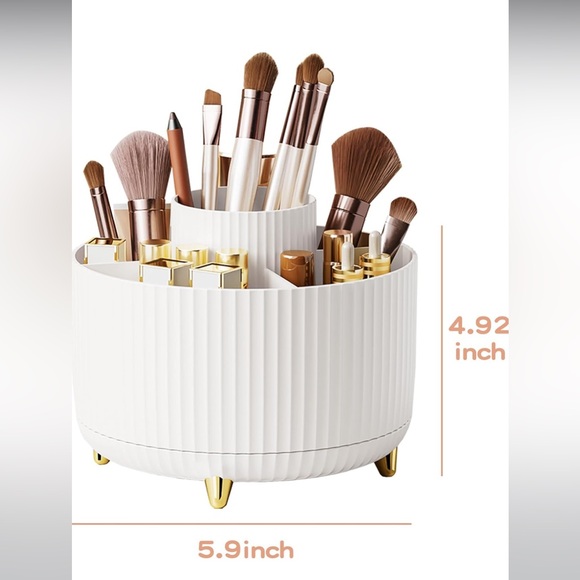 🌸360° Rotate Makeup Brush Holder organizer - Picture 4 of 6